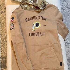 NFL Nik Washington Football Salute to Service Youth L Dri-Fit Hoodie
